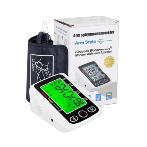 color backlight multiple language blood pressure monitor sphygmomanometer