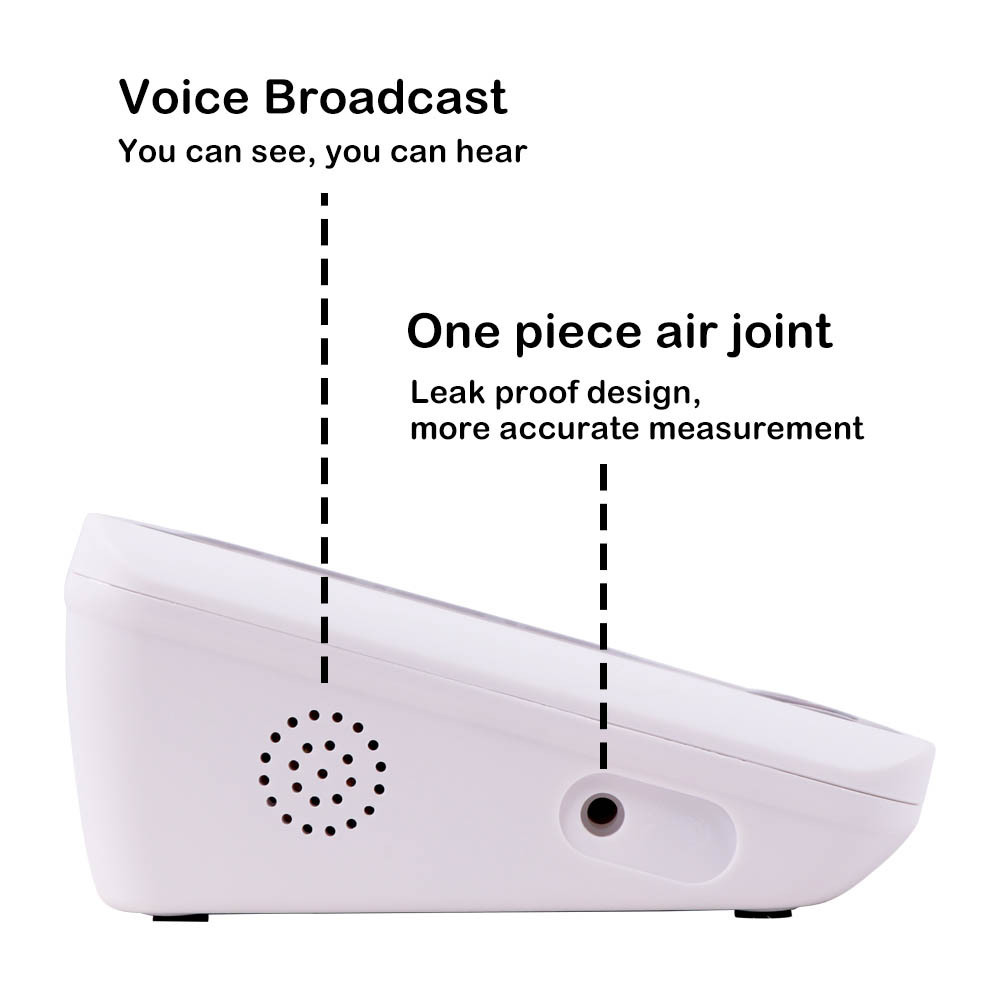 color backlight multiple language blood pressure monitor sphygmomanometer