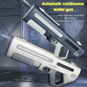 electric water gun luminous water gun electric water pistol high speed volleys 2 way water supply two
