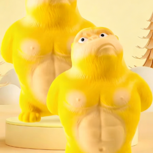 stress relief toy arrogant yellow gorilla twopics